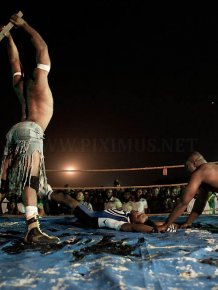Wrestling in the Congo