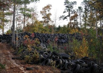 50-Acre Tire Heap Spotted on Google Maps