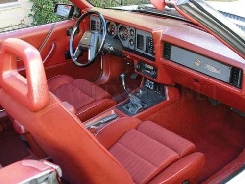Car Red interiors