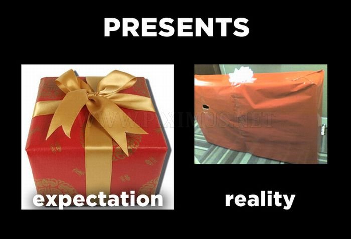 Holiday Expectations Vs Reality 