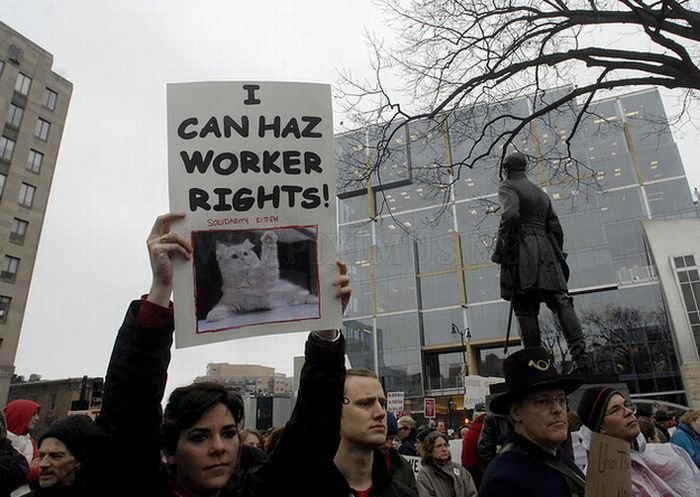 The 40 Best Protest Signs Of 2011 , part 2011