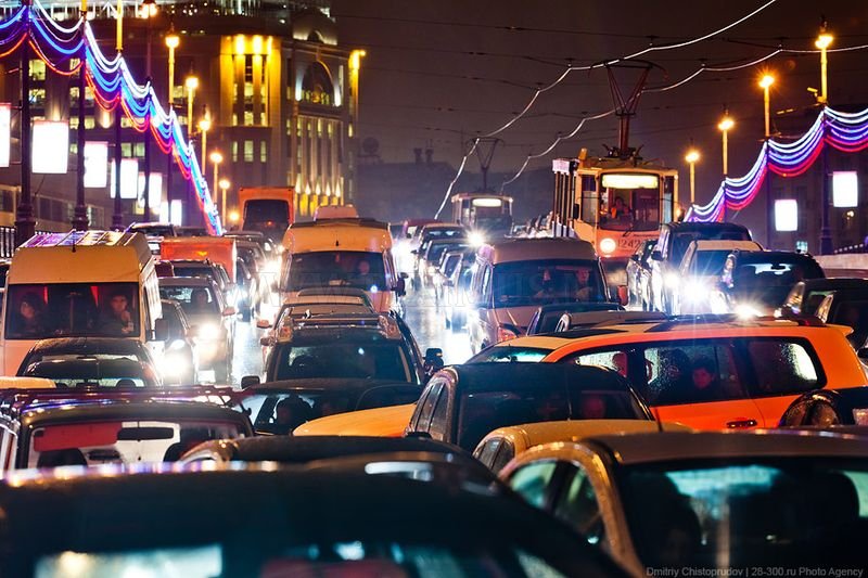 Moscow's traffic jams