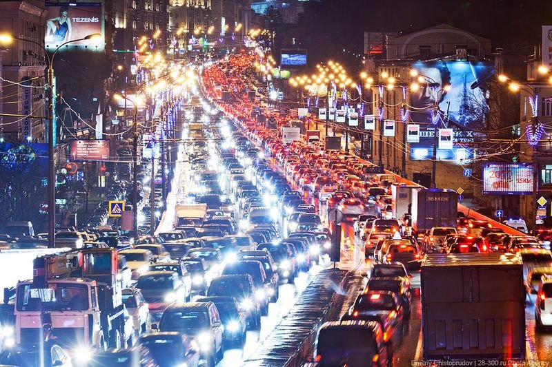 Moscow's traffic jams