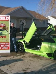Utah Man Wins and Crashes a Lamborghini 