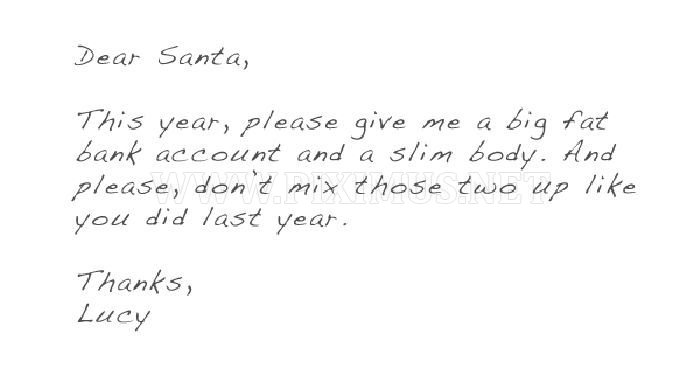 Funny Letters to Santa  