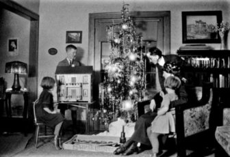 Christmas about 100 years ago