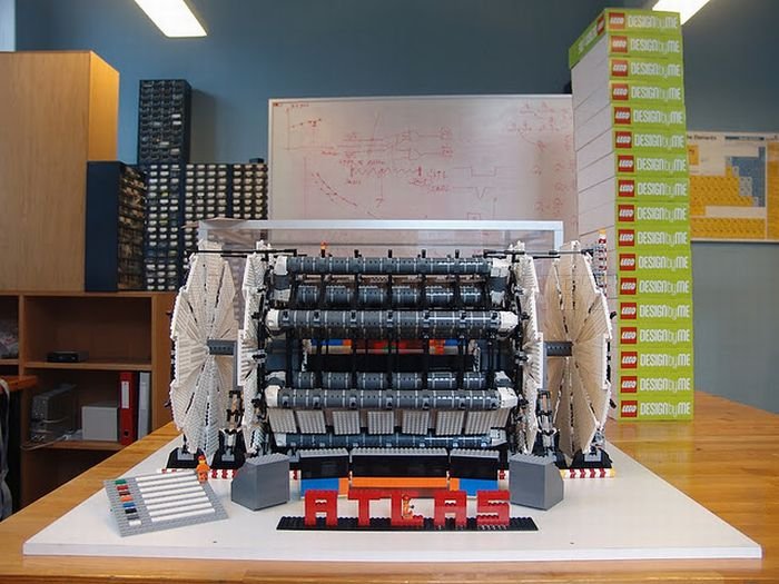 Lego Model of The Large Hadron Collider 