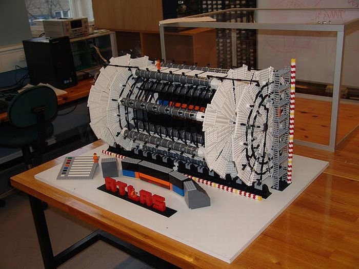 Lego Model of The Large Hadron Collider 
