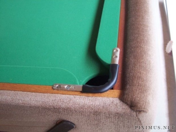 Couch turns into a snooker table