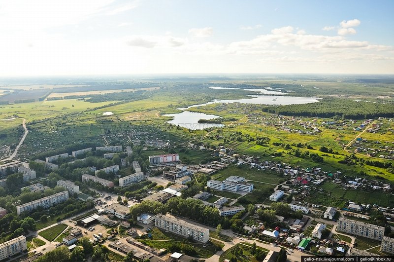 High Above The Novosibirsk Region