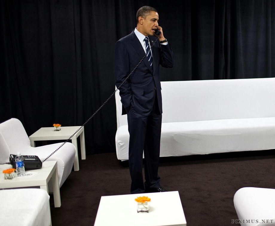 Obama and his many phones