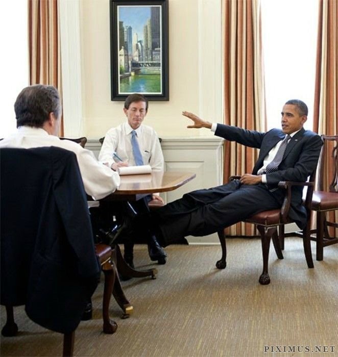 President Obama At Work 