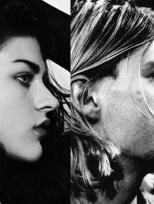 Kurt Cobain and His Daughter Frances Bean 