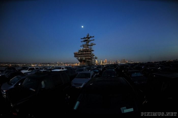 USS Ronald Reagan Transports Cars 