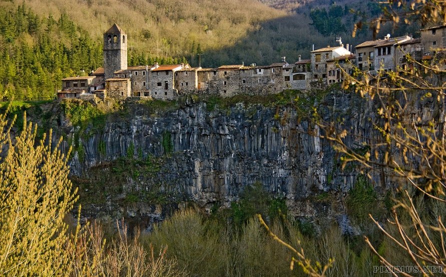Living on the edge of the cliff - rock city in Europe
