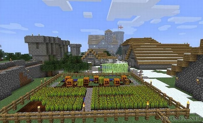 Minecraft Village Comes to Life  