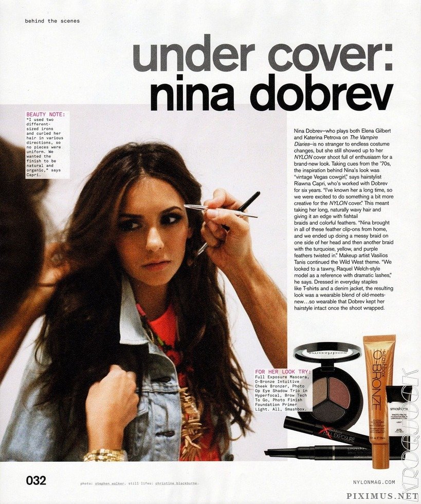 Nina Dobrev - Nylon Magazine