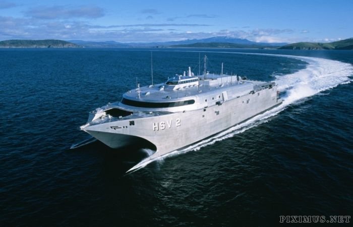 Ultra-modern High-Speed Catamaran HSV-2 Swift