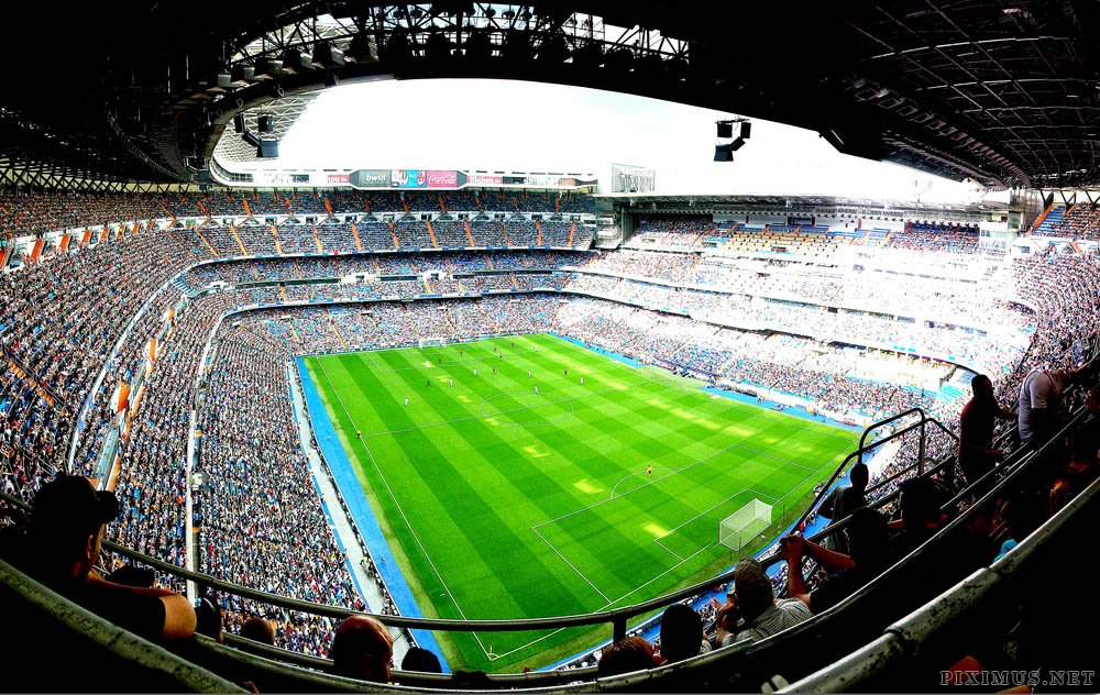 Stadium from bird's eye view