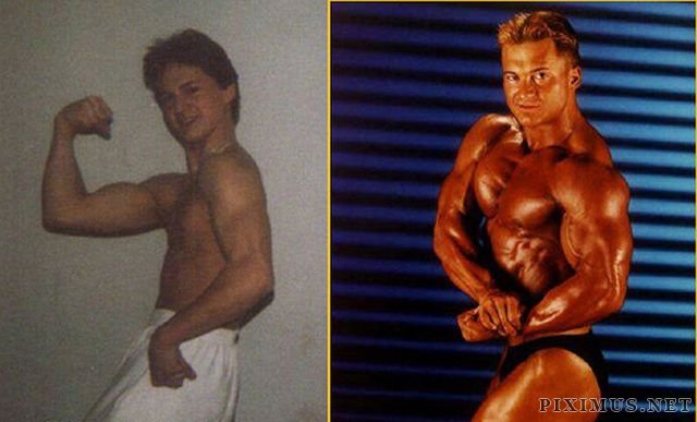 Before and After Muscle Men  