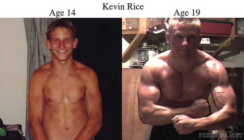 Before and After Muscle Men  