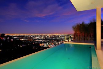 A modern architectural masterpiece in the Hollywood Hills