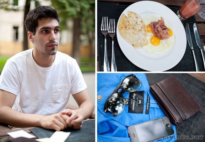 Things That People Carry and Their Breakfast 