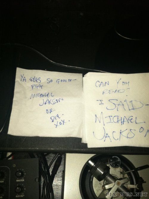 Notes & Signs Found Around the DJ Booth, part 2