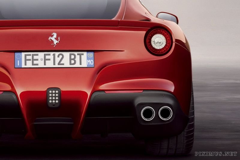 Ferrari officially introduced the new model - F12 Berlinetta