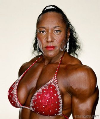 Female Bodybuilders Close-Ups  