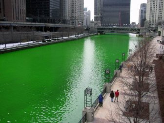 Locations around the World that go green for St. Paddy's Day