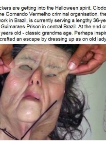 Drug Trafficker Disguises Himself As An Old Lady And Attempts A Prison Break