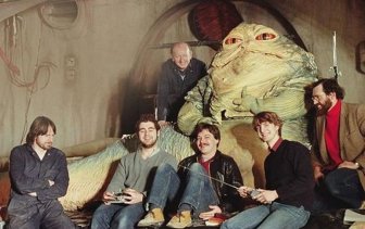 Behind The Scenes Photos Show How Jabba The Hut Was Brought To Life