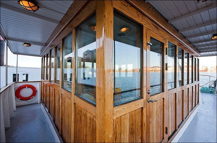 Old Barge Gets Transformed Into A Luxurious House
