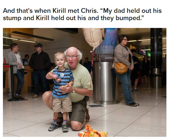 It Was So Cute When This Adopted Boy Met His New Grandpa For The First Time