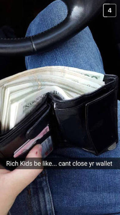Rich Kids Will Never Turn Down A Chance To Brag On Snapchat