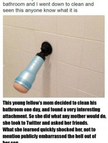 Mom Discovers Something Very Awkward On Her Son’s Bathroom Wall