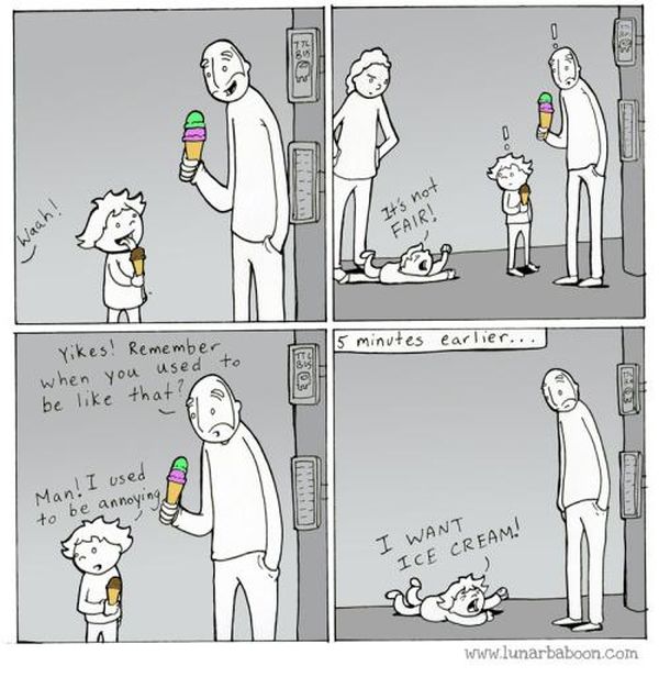 Comics From Lunarbaboon That Perfectly Sum Up The Parenthood Experience