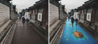 This Street In South Korea Is Perfect For A Gloomy Day