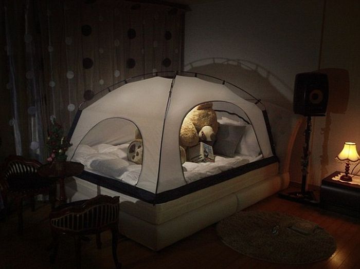 Putting A Tent Over Your Bed Could Keep You Warm At Night