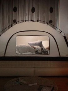 Putting A Tent Over Your Bed Could Keep You Warm At Night
