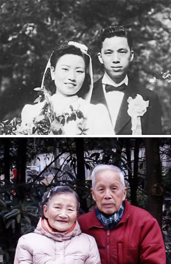 70 Years Later This Couple Recreated Their Wedding Day