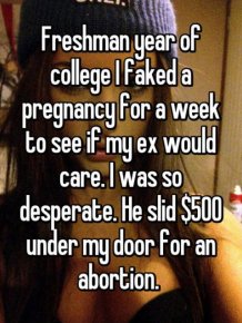 Women Reveal Their Ridiculous Reasons For Faking A Pregnancy