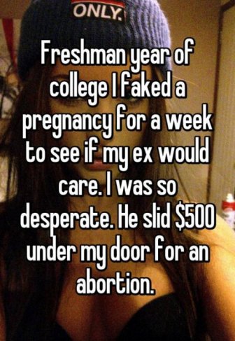 Women Reveal Their Ridiculous Reasons For Faking A Pregnancy