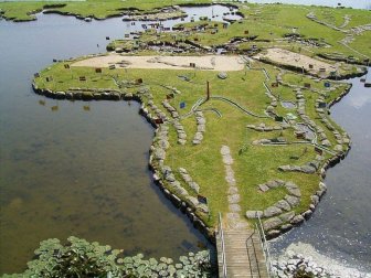 There's A Miniature Map Of The World On This Danish Lake