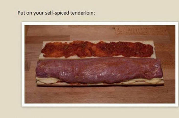 How To Make A Homemade Pork Baguette Wrapped In Bacon