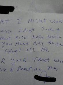 Hilarious And Creepy Notes Landlords Left For Their Tenants