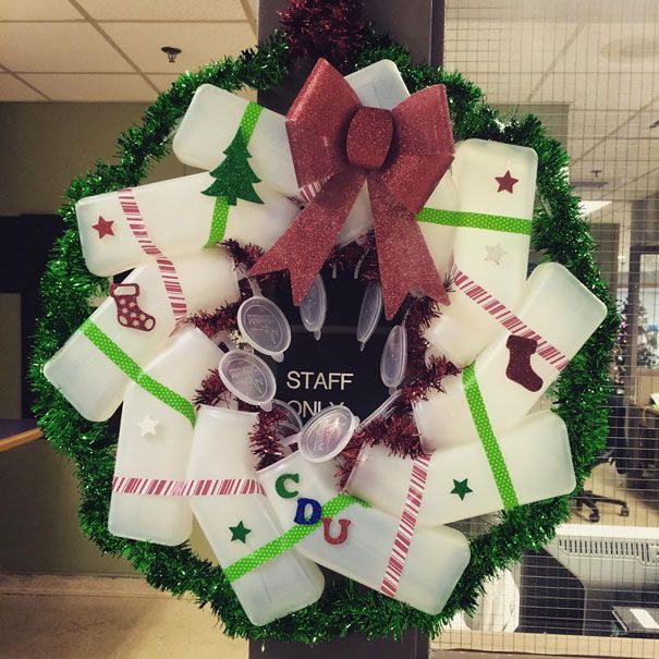 These Hospital Workers Came Up With Some Very Creative Christmas Decorations