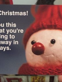 This Guy Left Honest Christmas Cards At A Local Gift Shop
