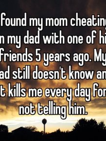 Heartbreaking Stories From Kids Who Caught Their Parents Cheating